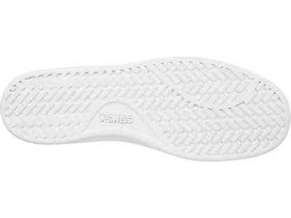 06347-141-M | MENS CLEAN COURT II CMF | WHITE/WHITE/GULL GRAY
