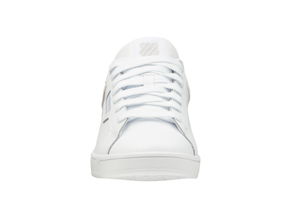 06347-141-M | MENS CLEAN COURT II CMF | WHITE/WHITE/GULL GRAY