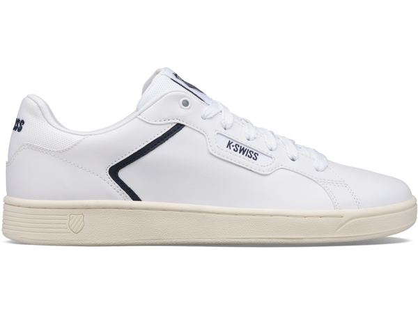 06347-159-M | MENS CLEAN COURT II CMF | WHITE/NAVY/ANTIQUE WHITE
