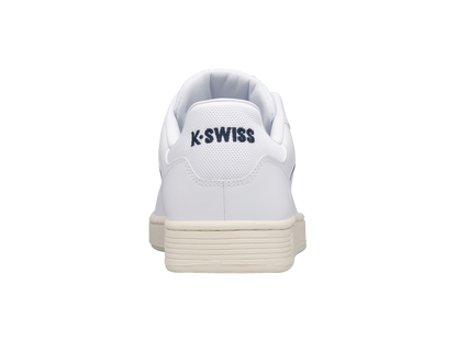 06347-159-M | MENS CLEAN COURT II CMF | WHITE/NAVY/ANTIQUE WHITE