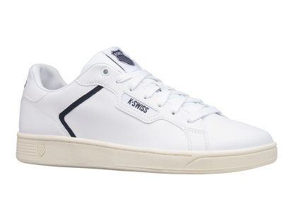 06347-159-M | MENS CLEAN COURT II CMF | WHITE/NAVY/ANTIQUE WHITE