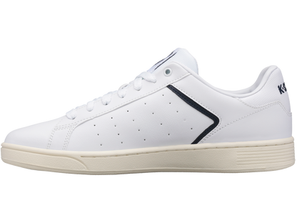 06347-159-M | MENS CLEAN COURT II CMF | WHITE/NAVY/ANTIQUE WHITE
