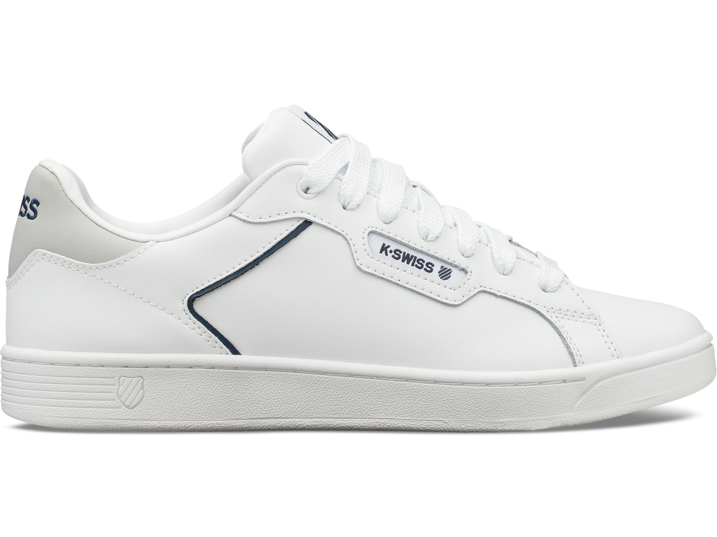 06347-169-M | MENS CLEAN COURT II CMF | WHITE/MAJOLICA BLUE/VAPOR BLUE