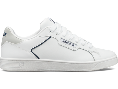 06347-169-M | MENS CLEAN COURT II CMF | WHITE/MAJOLICA BLUE/VAPOR BLUE
