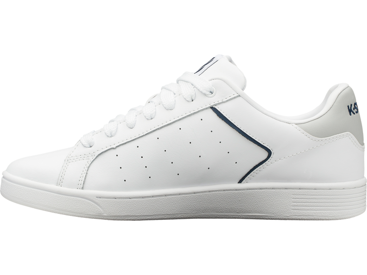 06347-169-M | MENS CLEAN COURT II CMF | WHITE/MAJOLICA BLUE/VAPOR BLUE