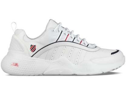 06398-159-M | MENS CR-CASTLE | WHITE/NAVY/RIBBON RED