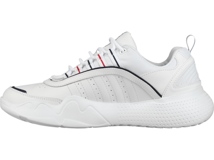 06398-159-M | MENS CR-CASTLE | WHITE/NAVY/RIBBON RED