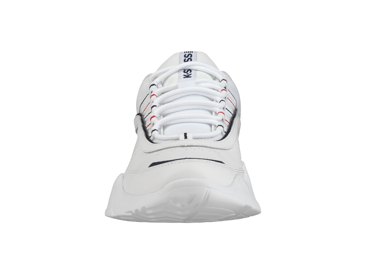 06398-159-M | MENS CR-CASTLE | WHITE/NAVY/RIBBON RED