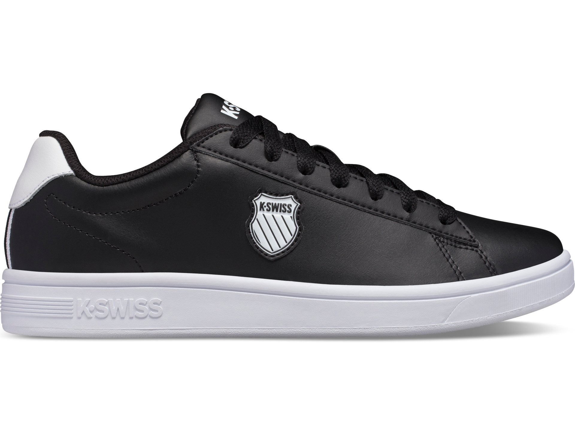 06599 002 M COURT SHIELD BLACK WHITE
