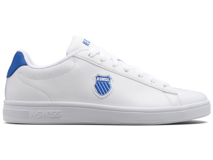 06599-117-M | COURT SHIELD | WHITE/CLASSIC BLUE