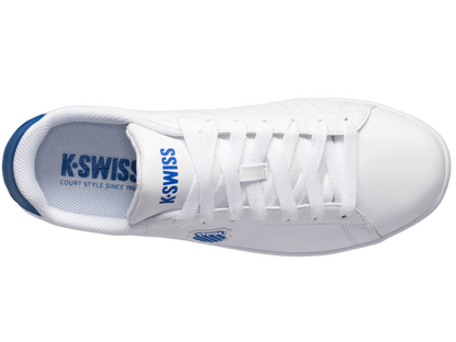 06599-117-M | COURT SHIELD | WHITE/CLASSIC BLUE