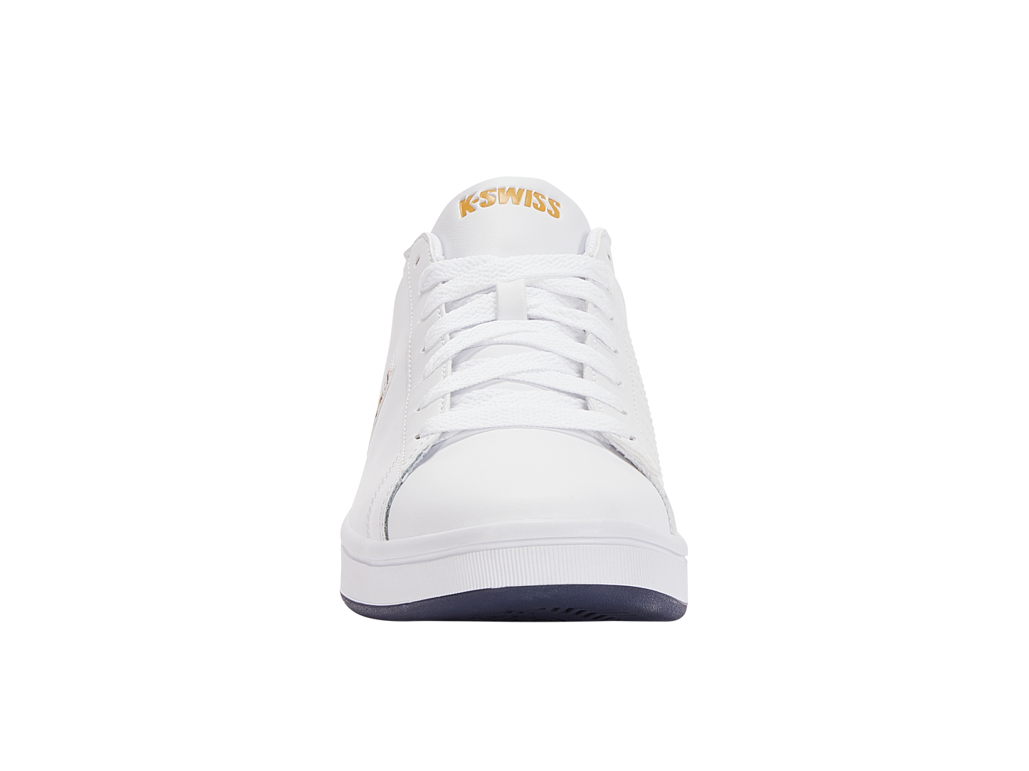 06599-856-M | COURT SHIELD | WHITE/NAVY/HONEY GOLD