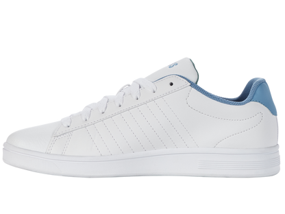 06599-943-M | COURT SHIELD | WHITE/ASHLEIGH BLUE/BERYL GREEN