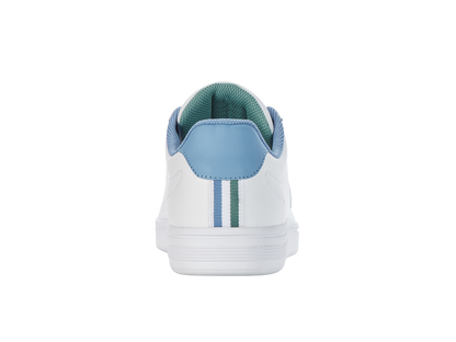 06599-943-M | COURT SHIELD | WHITE/ASHLEIGH BLUE/BERYL GREEN