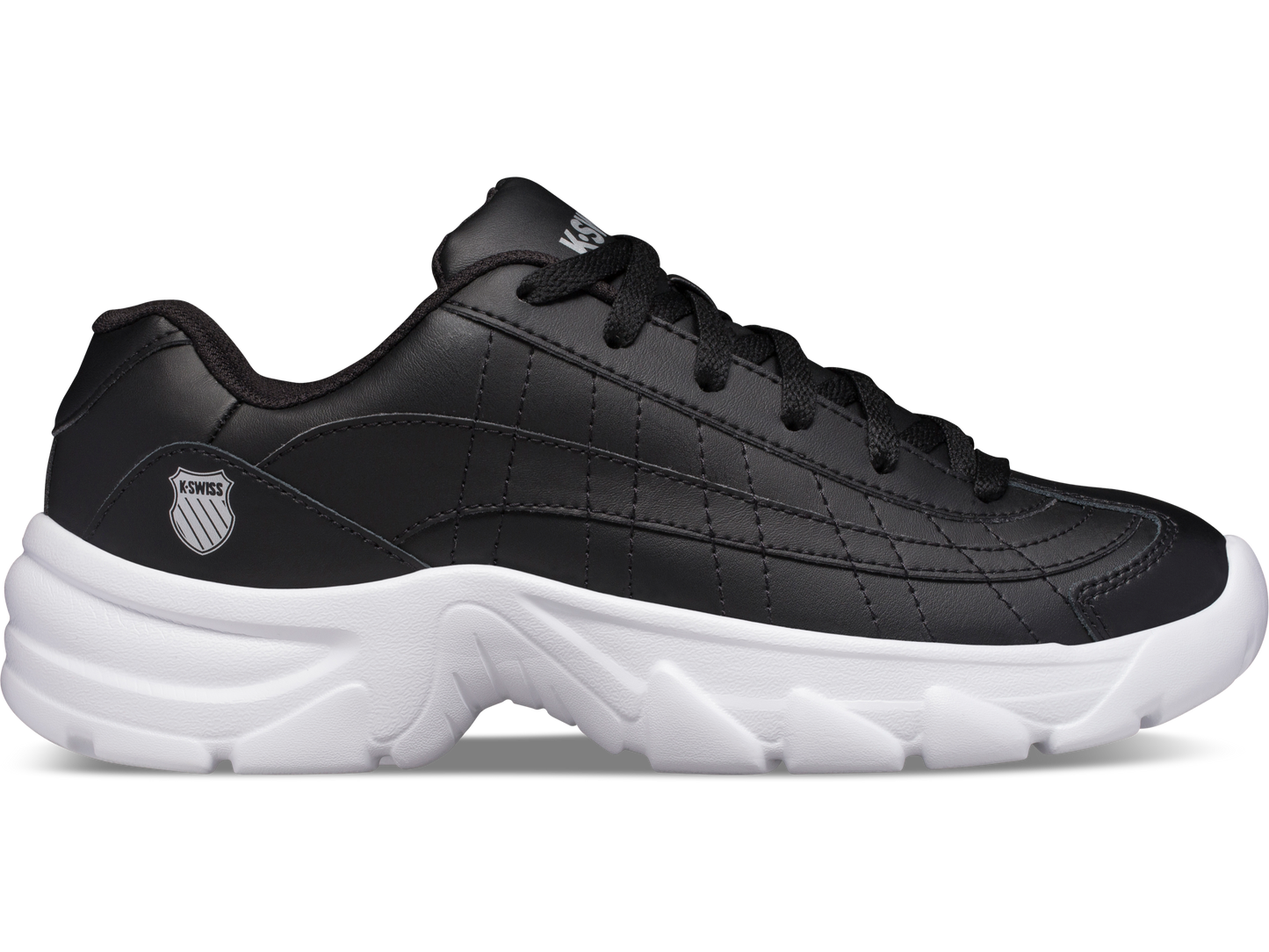 06605-085-M | MENS ST129 | BLACK/WHITE/SILVER