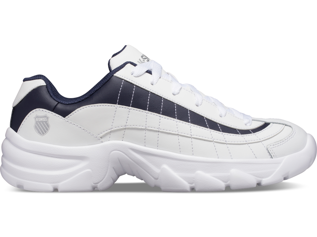 06605-940-M | MENS ST129 | WHITE/NAVY/SILVER
