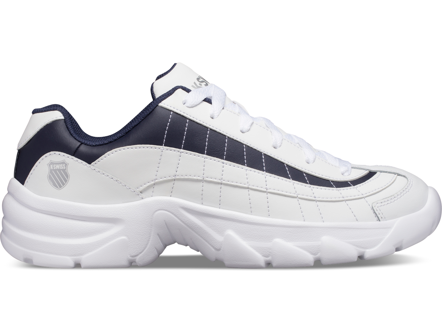 06605-940-M | MENS ST129 | WHITE/NAVY/SILVER