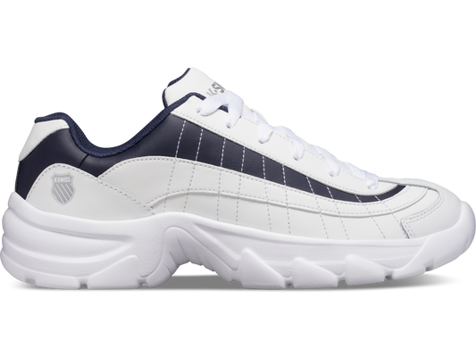 06605-940-M | MENS ST129 | WHITE/NAVY/SILVER