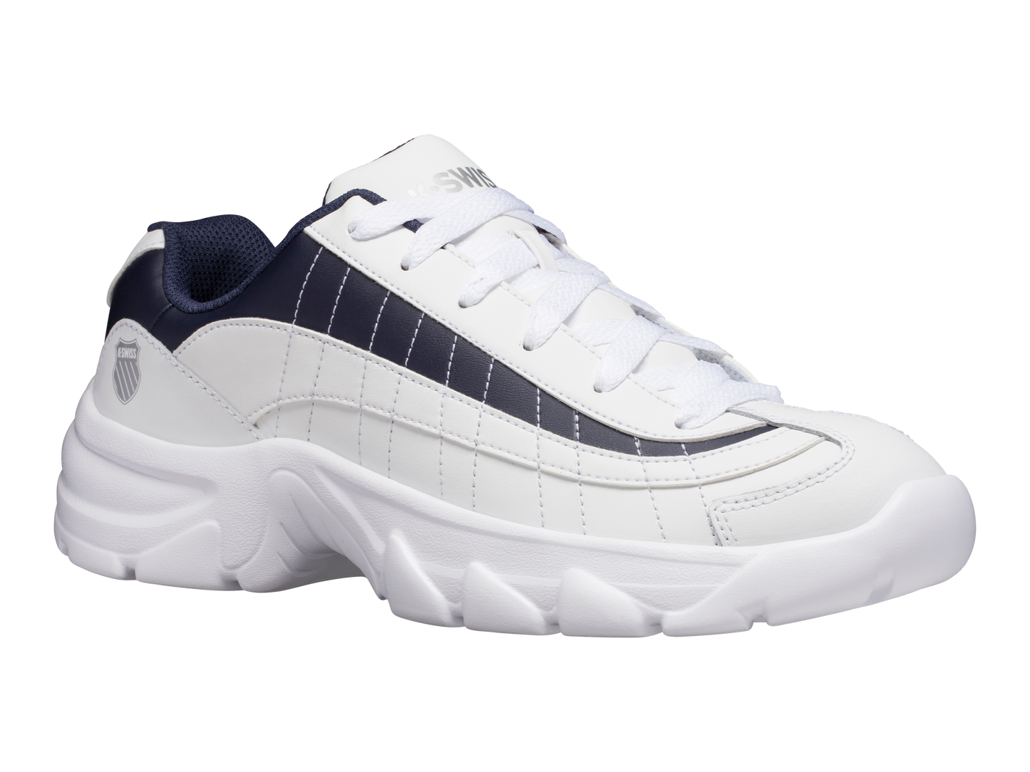 06605-940-M | MENS ST129 | WHITE/NAVY/SILVER