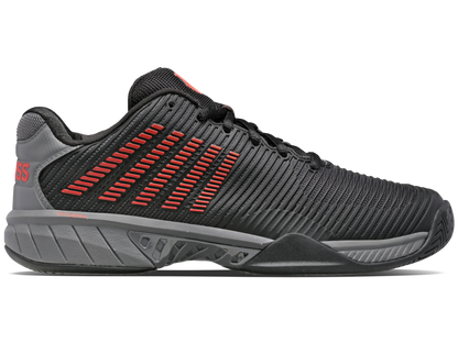 06613-042-M | HYPERCOURT EXPRESS 2 | JET BLACK/STEEL GRAY/SPICY ORANGE