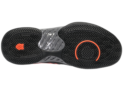 06613-042-M | HYPERCOURT EXPRESS 2 | JET BLACK/STEEL GRAY/SPICY ORANGE