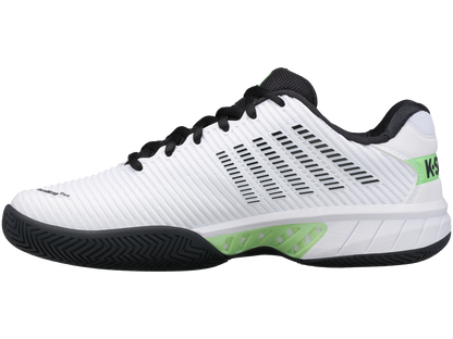 06613-115-M | HYPERCOURT EXPRESS 2 | WHITE/BLUE GRAPHITE/SOFT NEON GREEN
