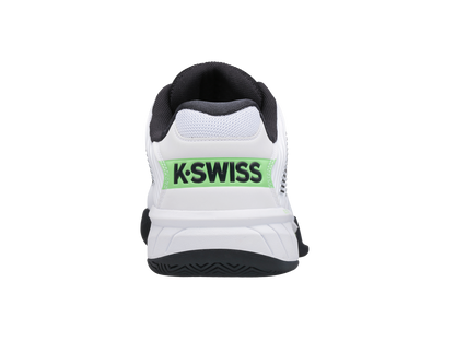 06613-115-M | HYPERCOURT EXPRESS 2 | WHITE/BLUE GRAPHITE/SOFT NEON GREEN