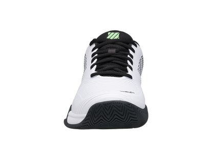 06613-115-M | HYPERCOURT EXPRESS 2 | WHITE/BLUE GRAPHITE/SOFT NEON GREEN