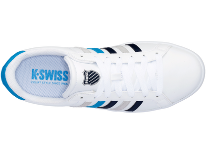07011-111-M | COURT TIEBREAK | WHITE/DIVA BLUE/NAVY/MICRO CHIP