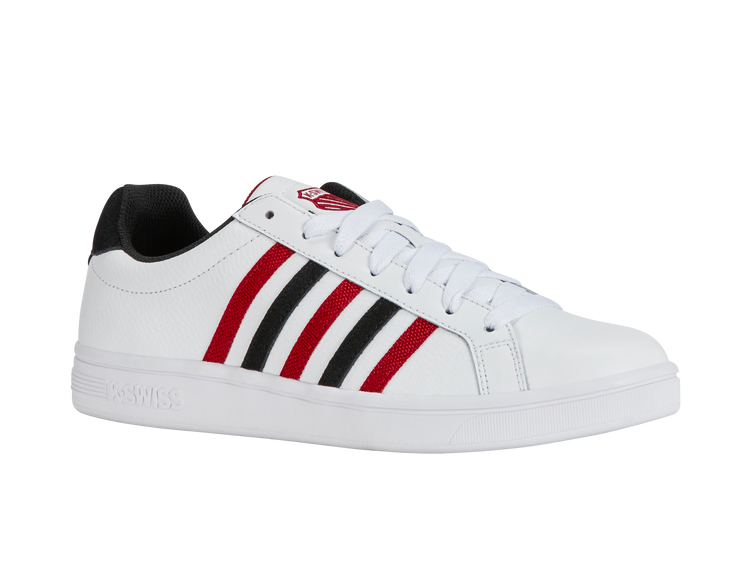 07011-146-M | COURT TIEBREAK | WHITE/JESTER RED/BLACK