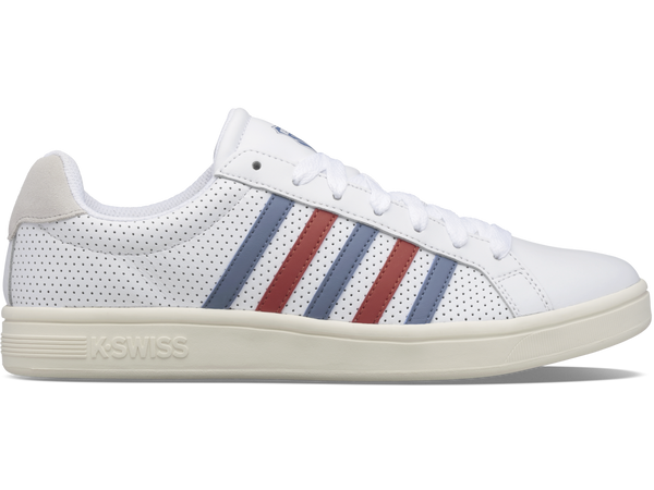 07011-953-M | COURT TIEBREAK | WHITE/BLUE HORIZON/RED CLAY/ANTIQUE WHITE