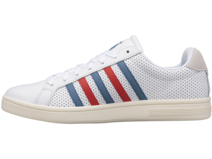 07011-953-M | COURT TIEBREAK | WHITE/BLUE HORIZON/RED CLAY/ANTIQUE WHITE