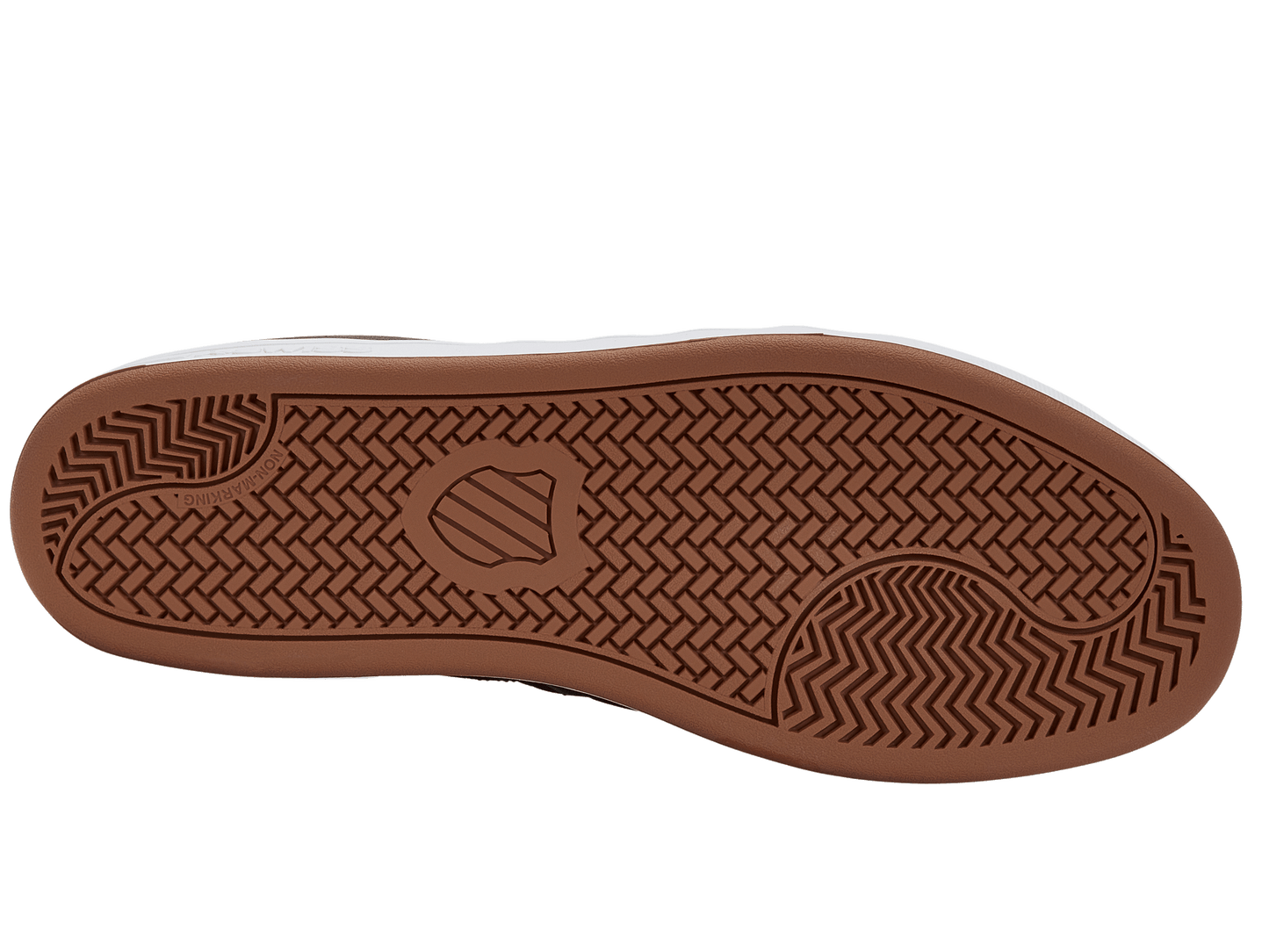 07012-256-M | COURT TIEBREAK SDE | JAVA/AMBER BROWN/WHITE