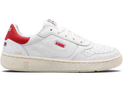 07261-143-M | SLAMMCOURT LTH | WHITE/VARSITY RED