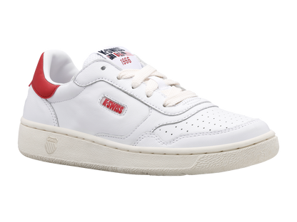 07261-143-M | SLAMMCOURT LTH | WHITE/VARSITY RED