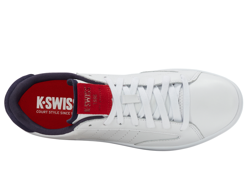 Baskets K-Swiss Lozan Match Lth Pour Homme - Style Rétro Tennis Années 70 - Cuir, Semelle Caoutchouc