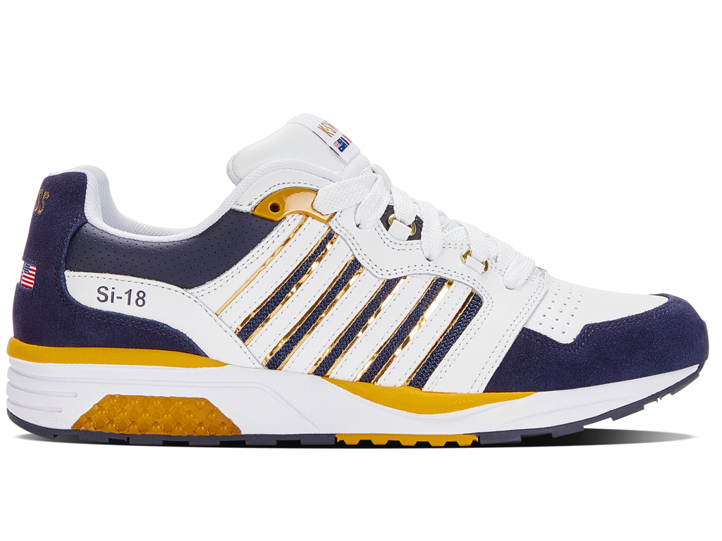 07920-856-M | SI-18 RANNELL | WHITE/NAVY/HONEY GOLD