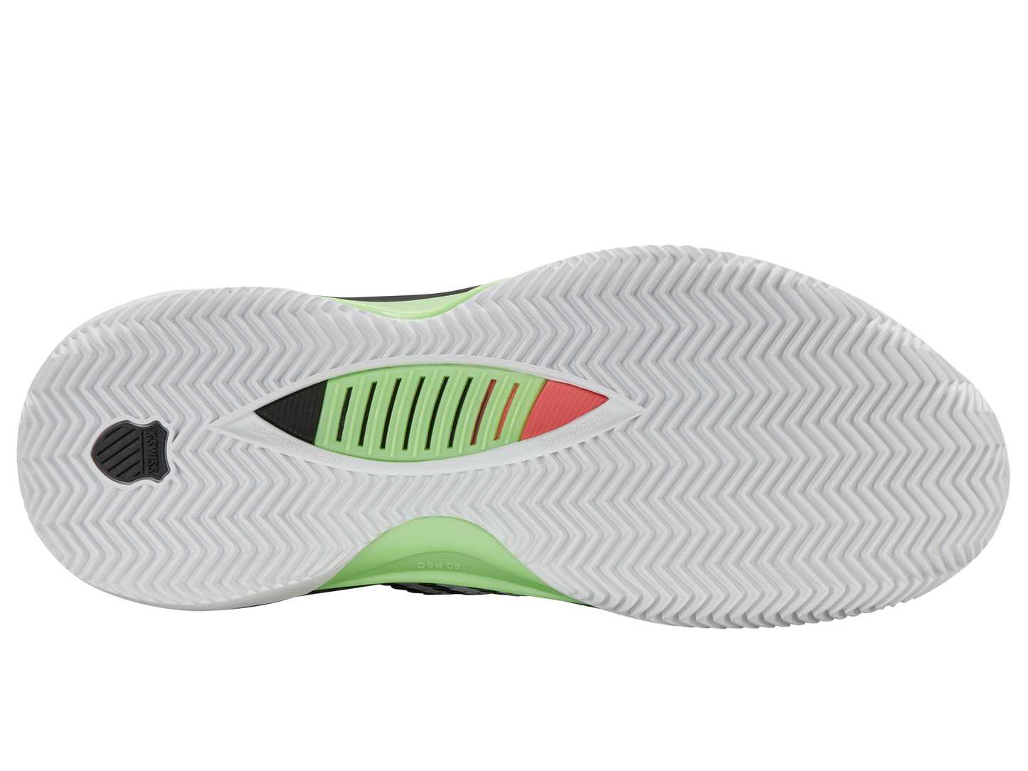09072-184-M | HYPERCOURT SUPREME 2 CLAY | WHITE/BLACK/SOFT NEON GREEN