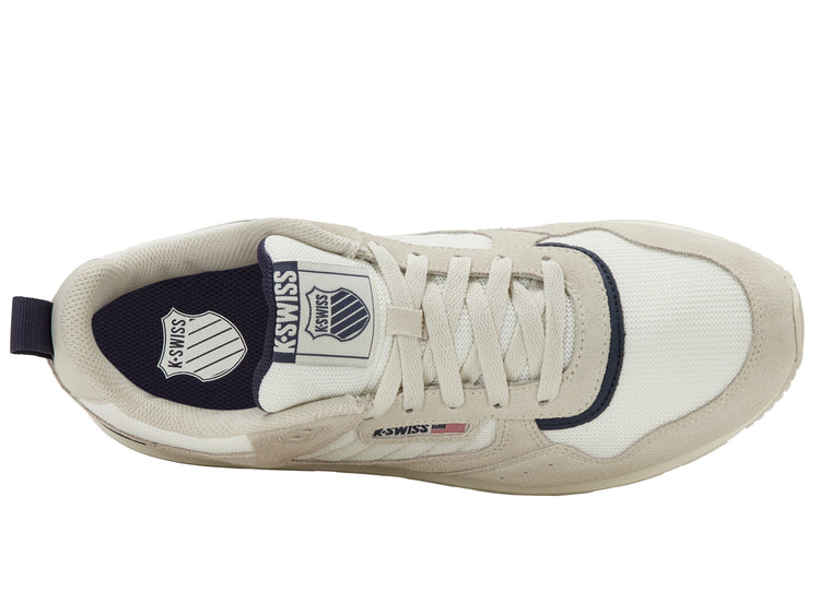 09459-134-M | VISTA RUNNER T | SNOW WHITE/LIGHT GRAY/NAVAL ACADEMY