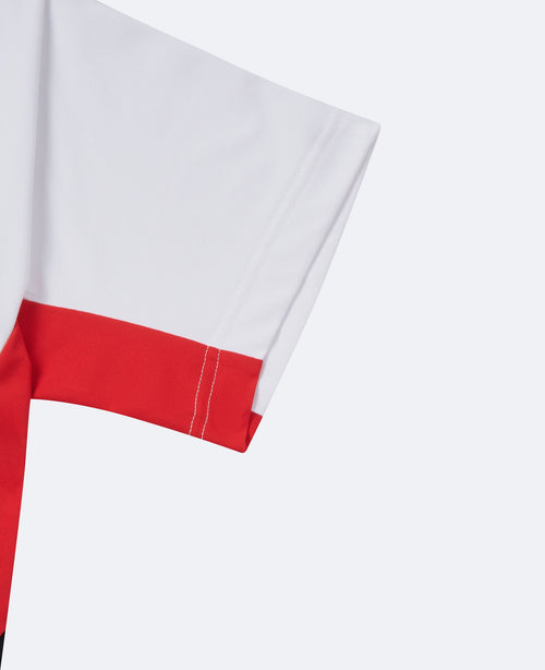 1011246-101 | RBLV  M.P.F. SHIRT | WHITE/MARS RED/BLUE - K-Swiss EU - 3