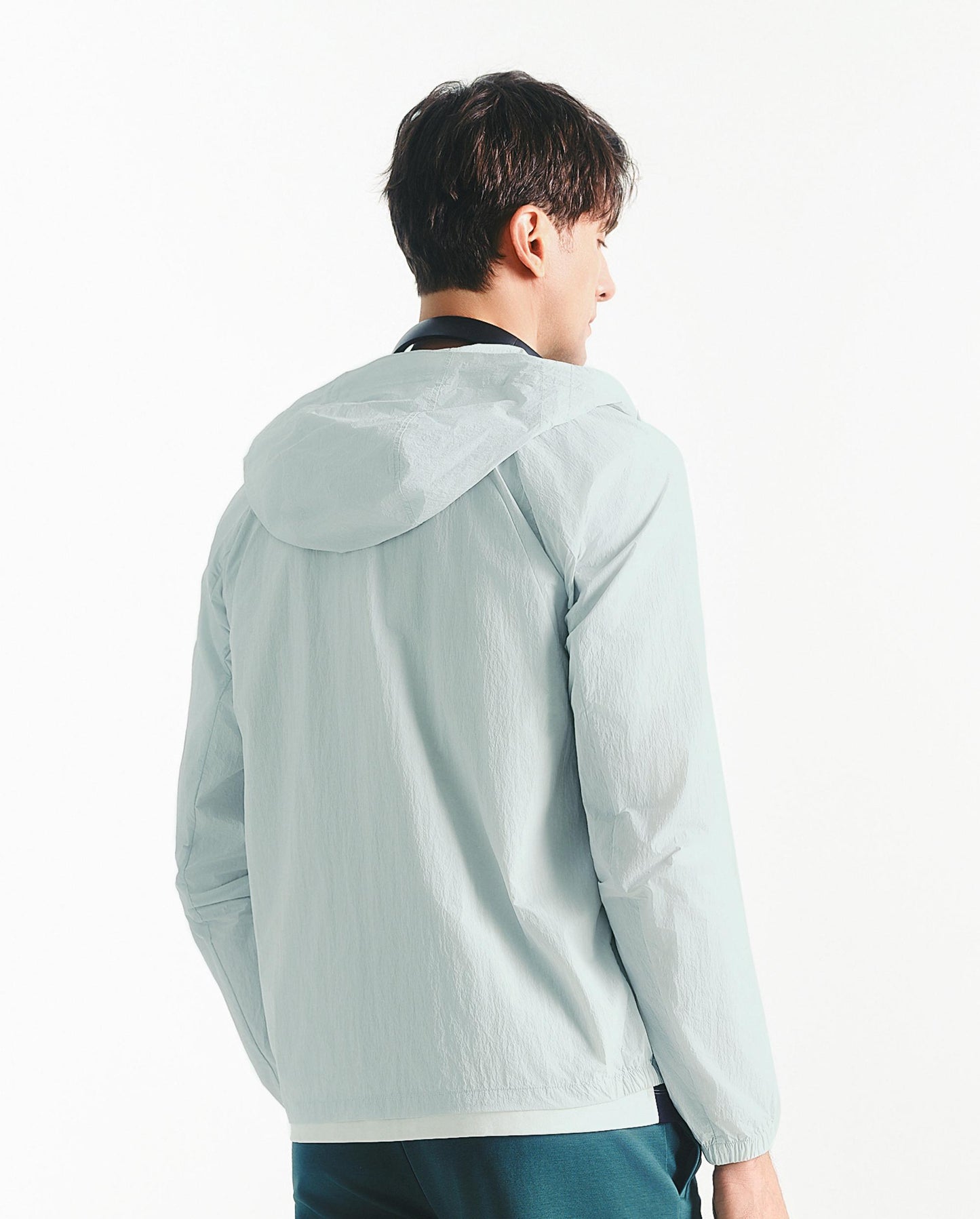 1011556-077 | HOODED JACKET 'TENNIS CLUB' | GREY