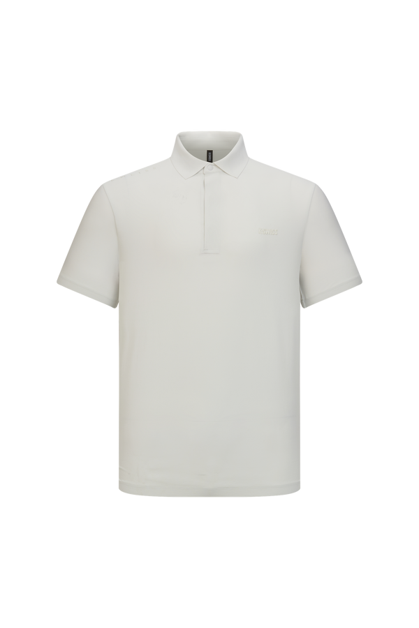 1011563-139 | MEN'S K-SWISS LOGO POLO SHIRT | OFF-WHITE