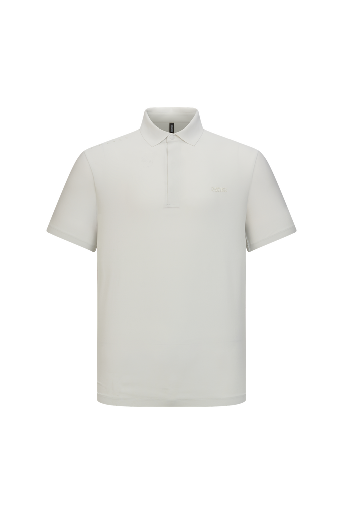 1011563-139 | MEN'S K-SWISS LOGO POLO SHIRT | OFF-WHITE