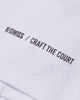 1011568-101 | T-SHIRT 'CRAFT THE COURT' QUICK-DRY UPF50+ | WHITE