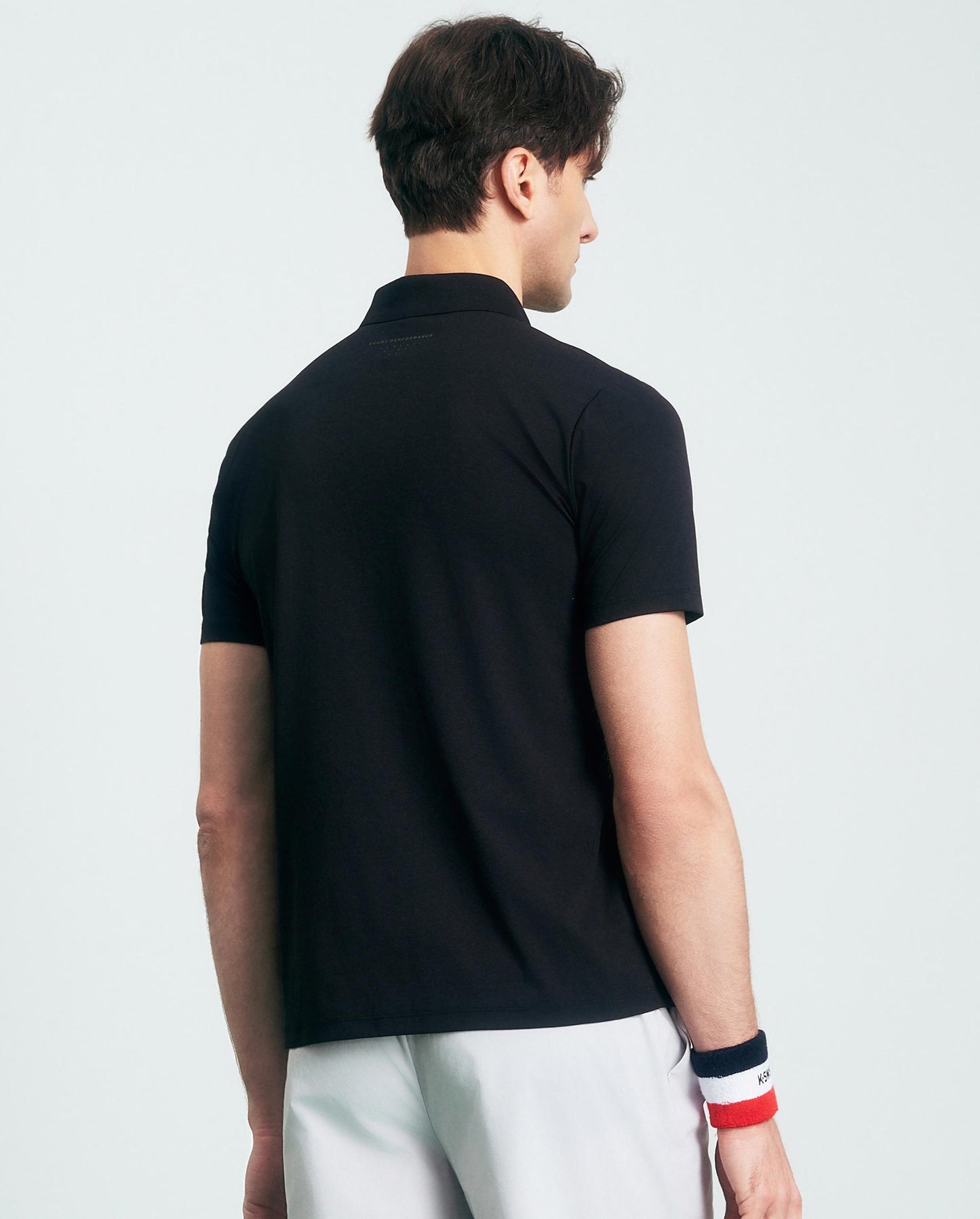 1011571-008 | MEN'S UPF50+ SWEAT ABSORB QUICK-DRY POLO SHIRT | BLACK