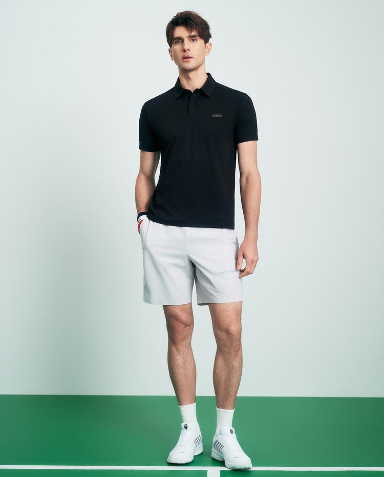 1011571-008 | MEN'S UPF50+ SWEAT ABSORB QUICK-DRY POLO SHIRT | BLACK