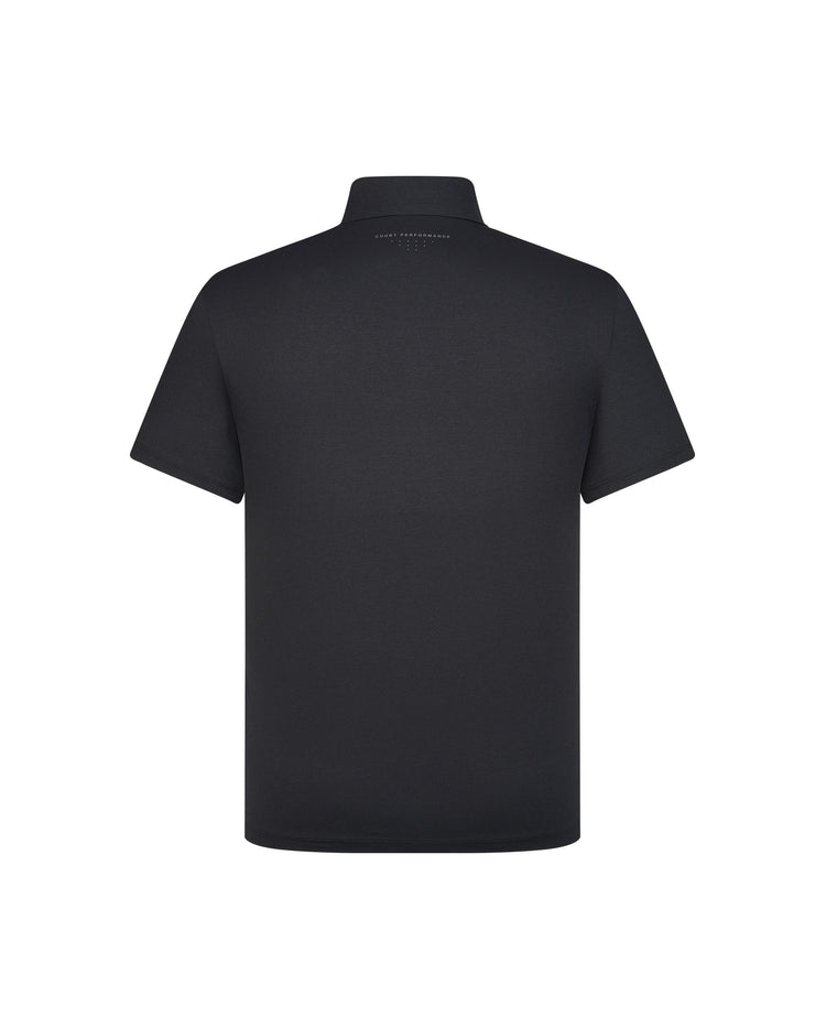 1011571-008 | MEN'S UPF50+ SWEAT ABSORB QUICK-DRY POLO SHIRT | BLACK