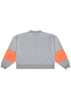 104359-034 | WILLY MOCK NECK KANGAROO | HEATHER GREY