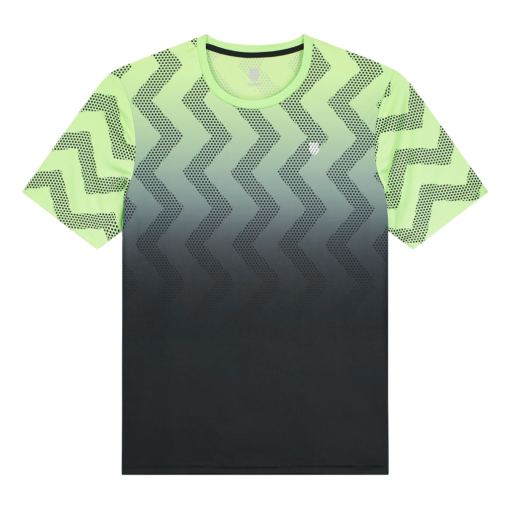 104911-333 | HYPERCOURT PRINT CREW | SOFT NEON GREEN / BLUE GRAPHITE