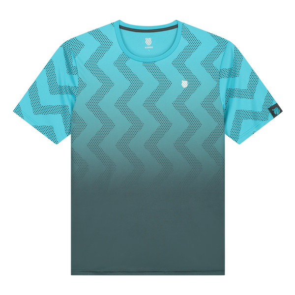 104911-456 | HYPERCOURT PRINT CREW | SCUBA BLUE / DARK SHADOW